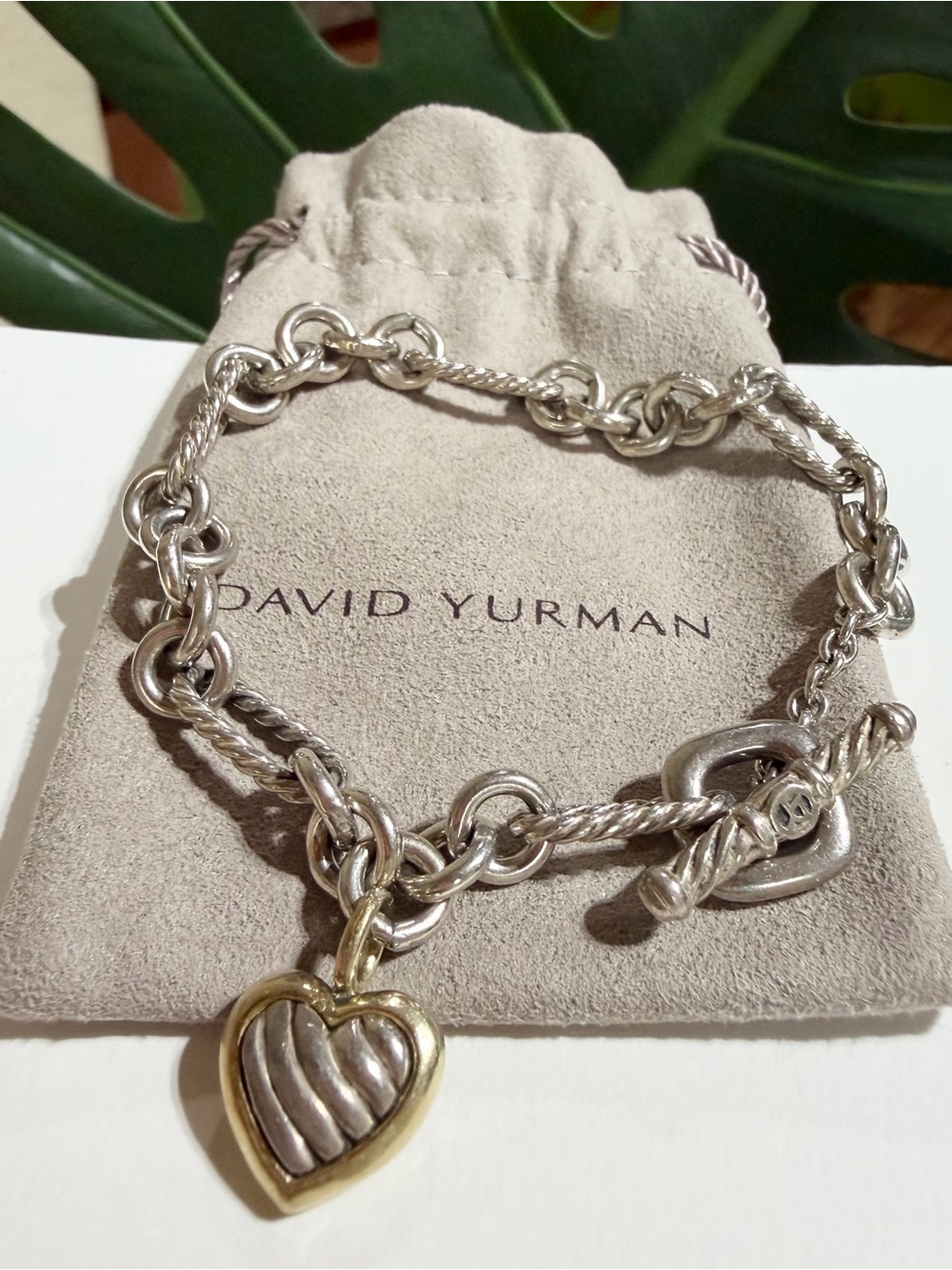 ❤️ David Yurman Figaro Toggle Bracelet